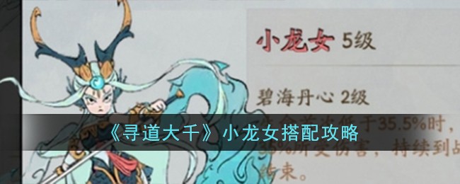 寻道大千小龙女最好怎么分配属性